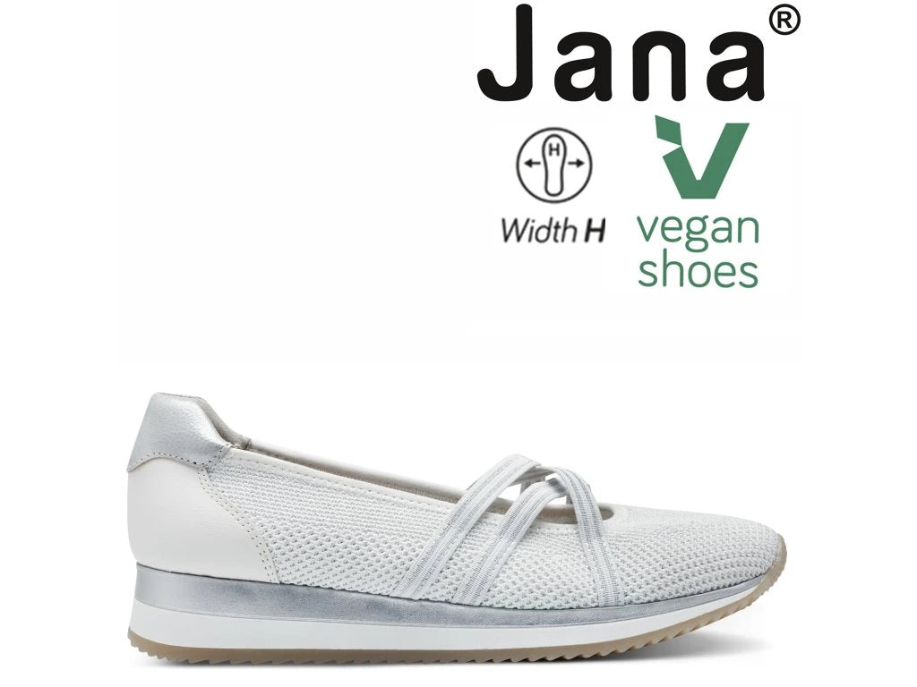 Jana - glitter ballerínuskór