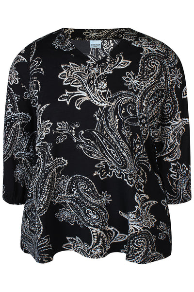 Zhenzi - Sylva 629 blússa með paisley mynstri