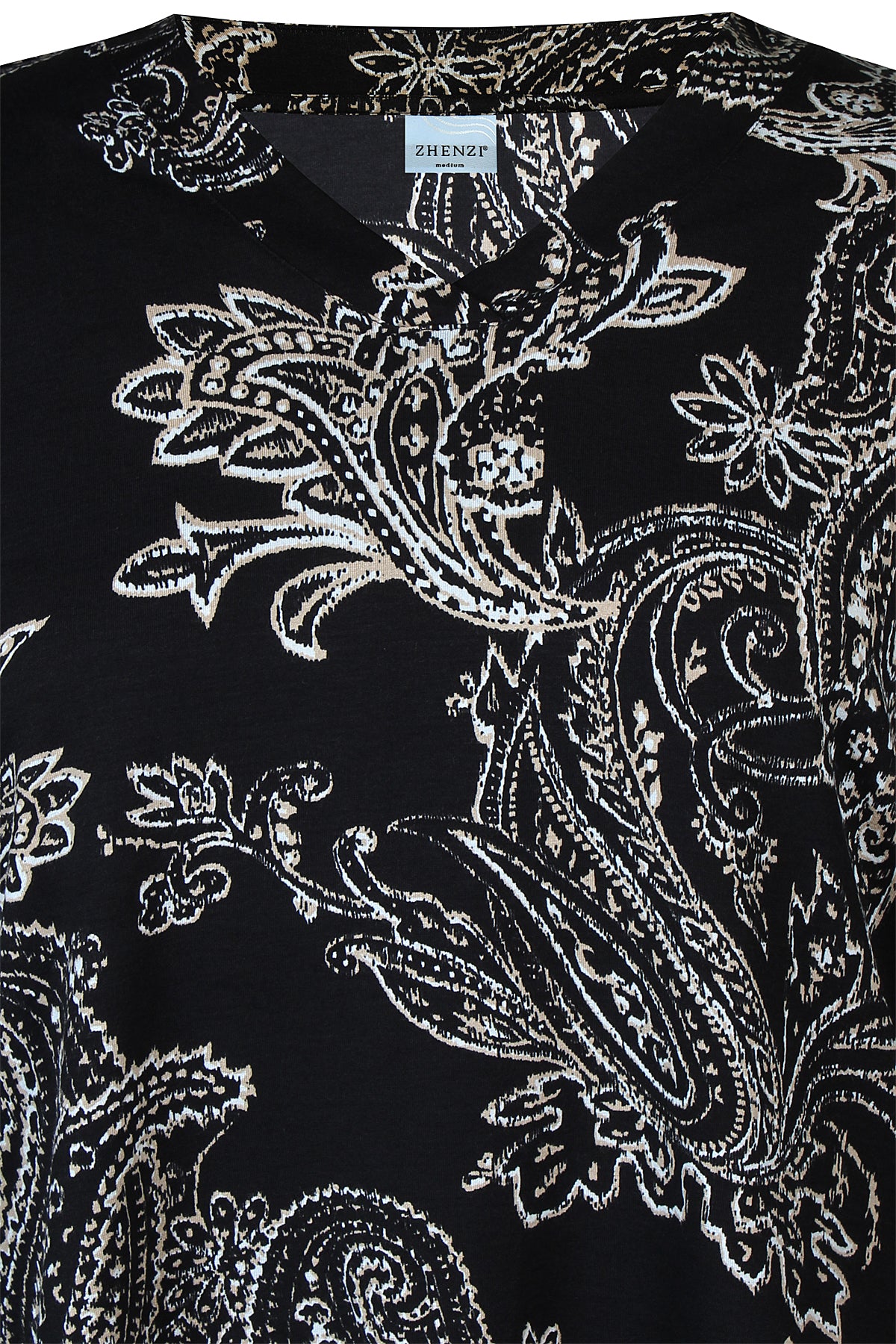 Zhenzi - Sylva 629 blússa með paisley mynstri