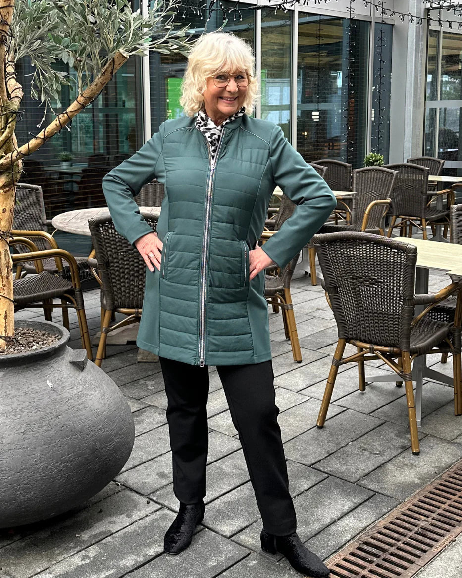 I'cona - Josephine Léttur síður vattstunginn jakki