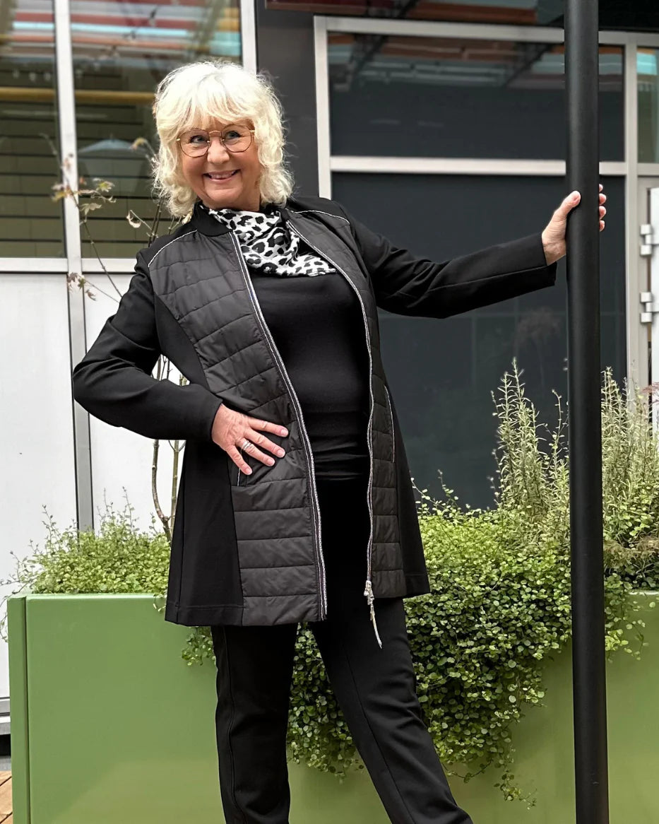 I'cona - Josephine Léttur síður vattstunginn jakki