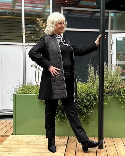 I'cona - Josephine Léttur síður vattstunginn jakki