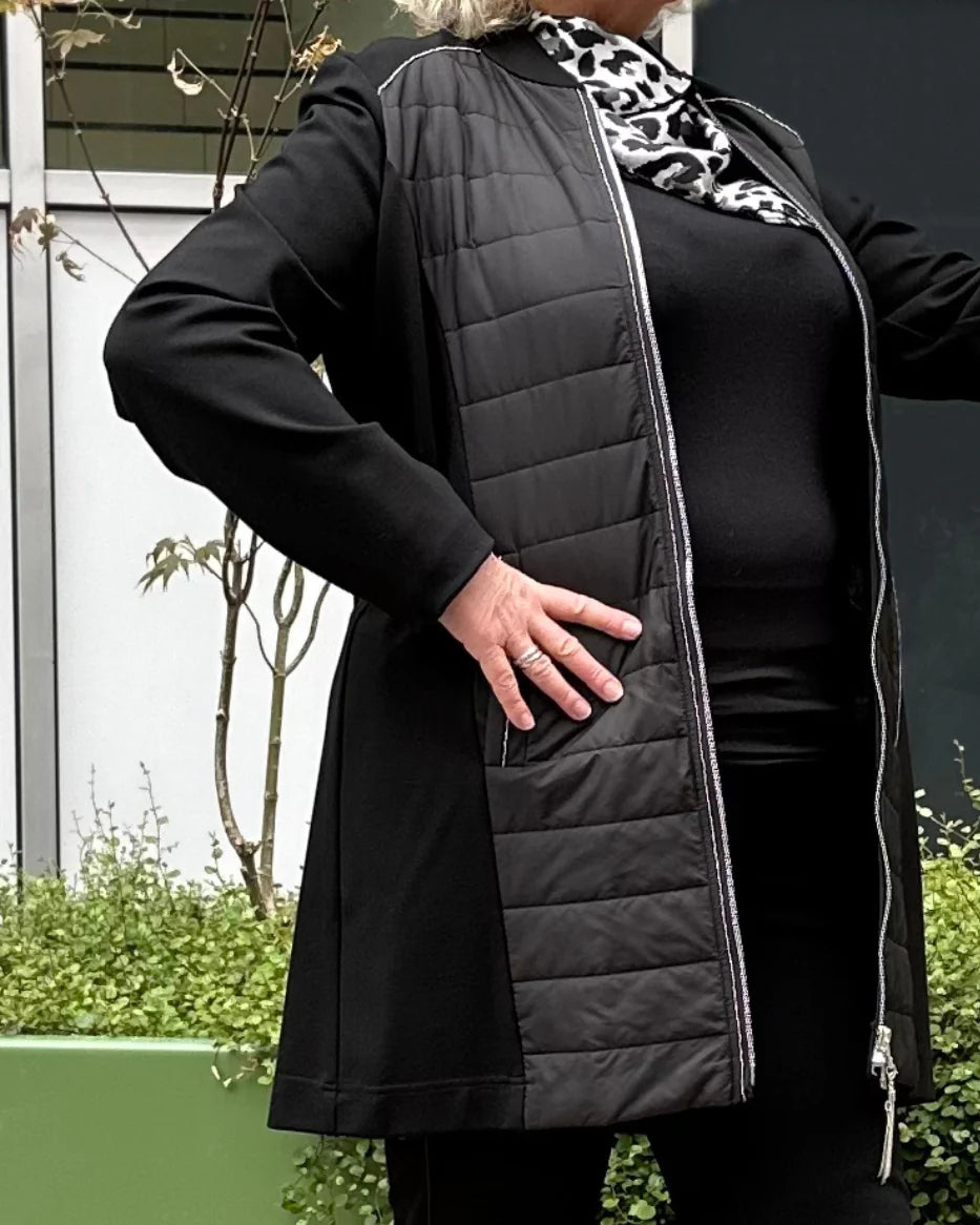 I'cona - Josephine Léttur síður vattstunginn jakki