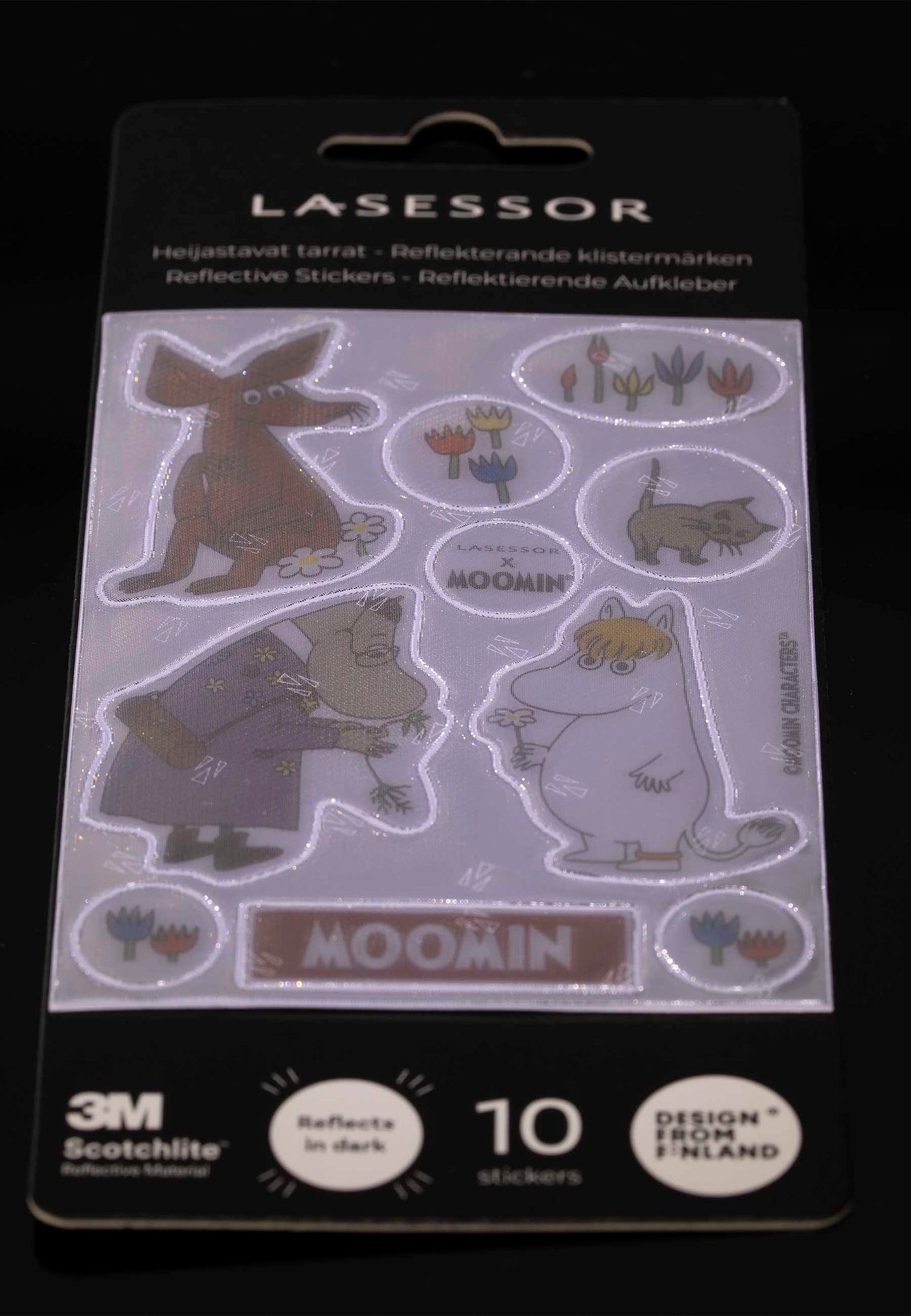 Lasessor - Moomin Endurskinsmerki límmiðar
