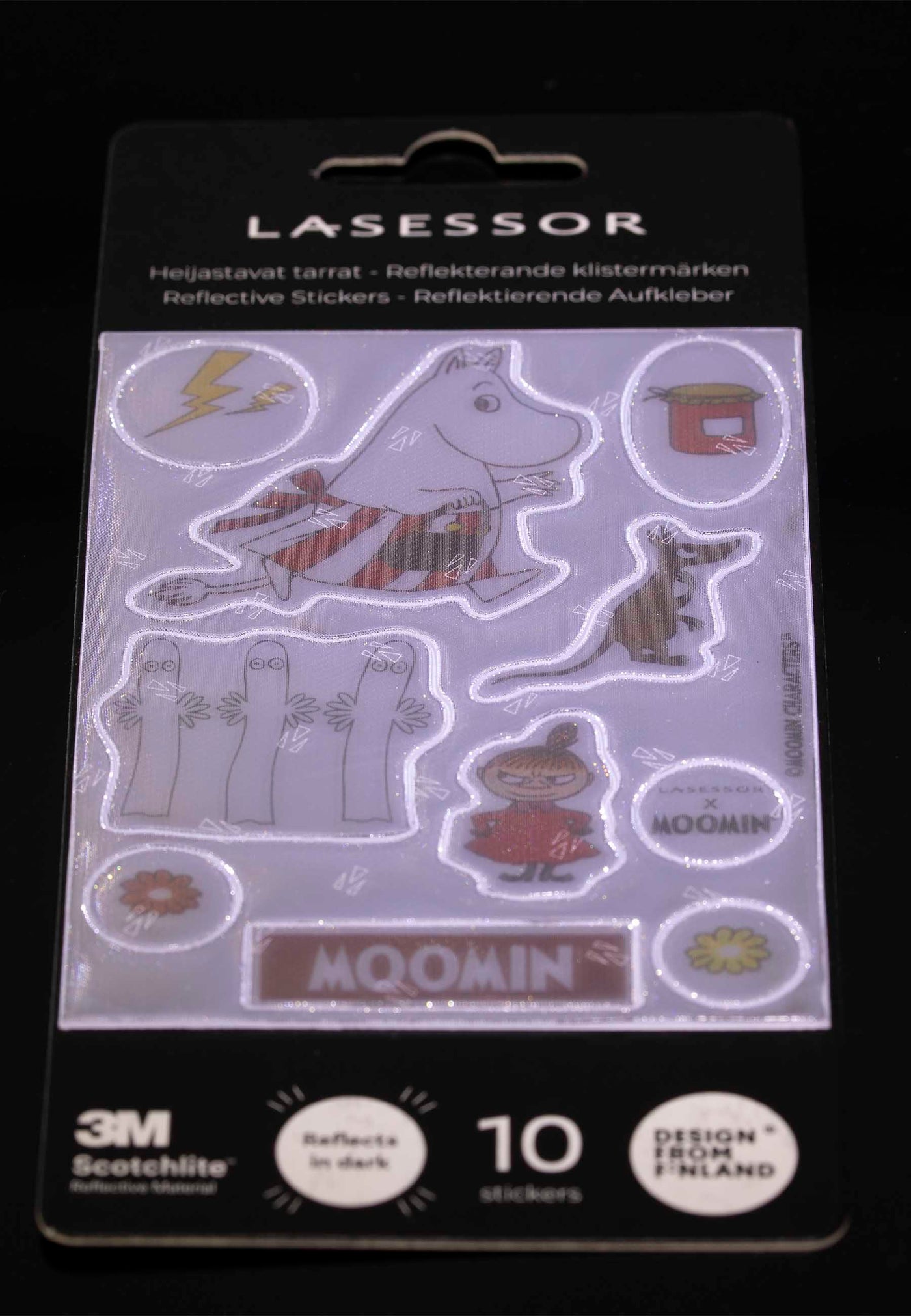 Lasessor - Moomin Endurskinsmerki límmiðar